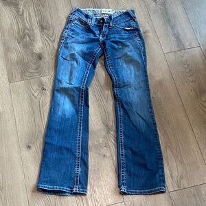 Ariat Women's Boot Cut Jeans in Deep Blue